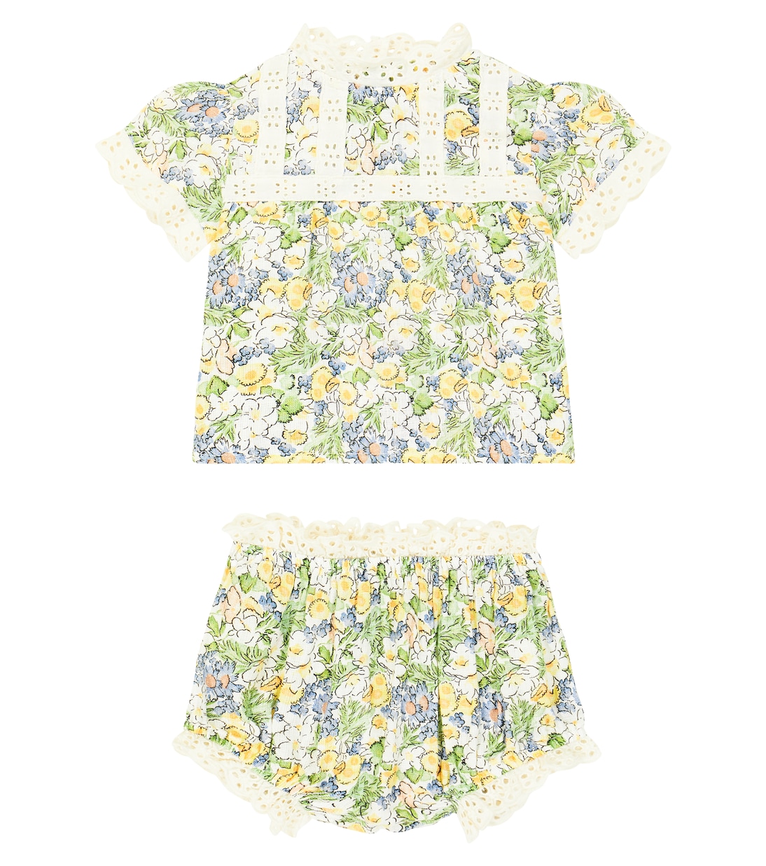 Baby Beverly linen top and bloomers set | The New Society