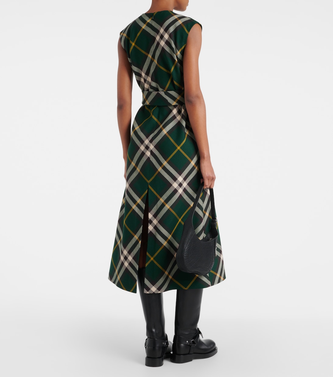 Abito midi in lana Burberry Check | Burberry
