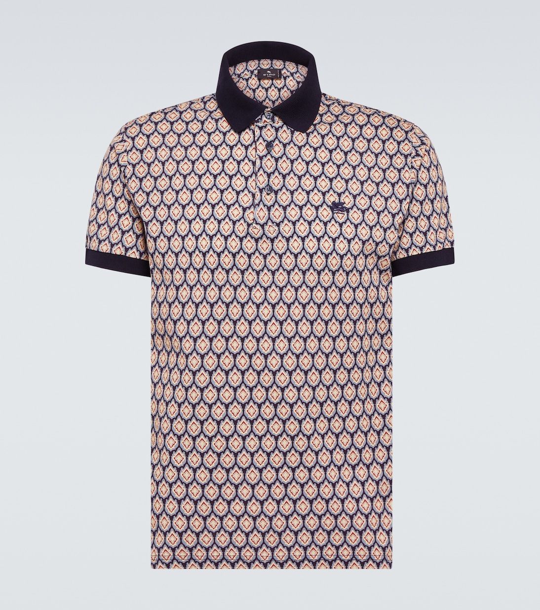Polo de piqué de algodón con paisley | Etro