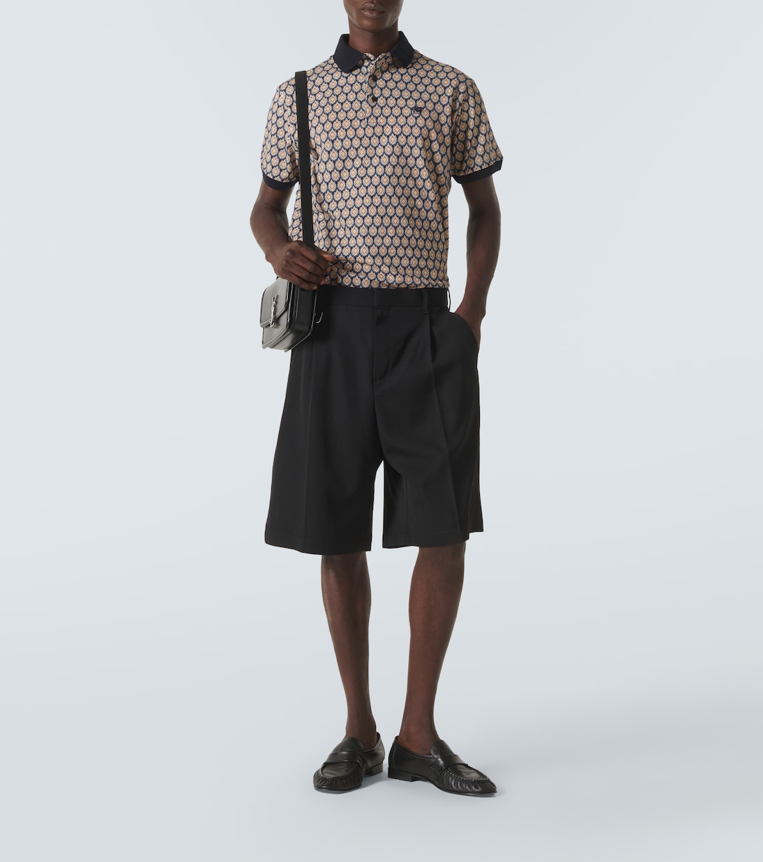 Polo de piqué de algodón con paisley | Etro