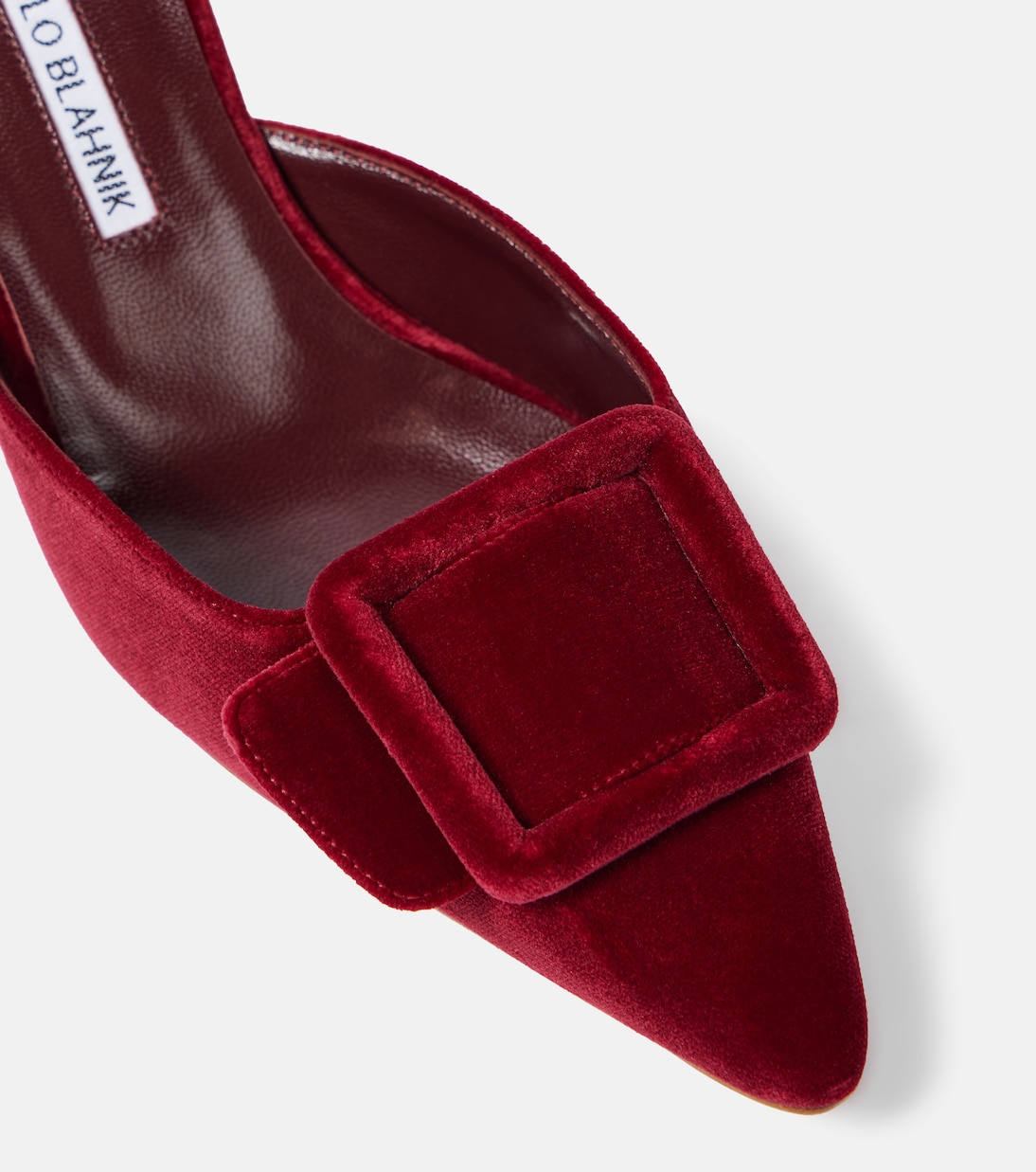 Mules Maysale 50 in velluto | Manolo Blahnik