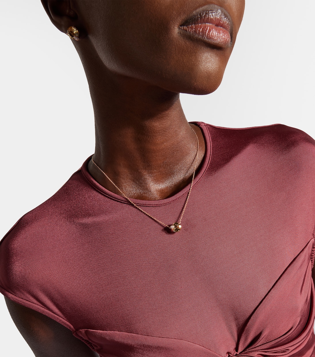 Collana Peekaboo in oro rosa 18kt con berilio e diamanti  | Bucherer Fine Jewellery