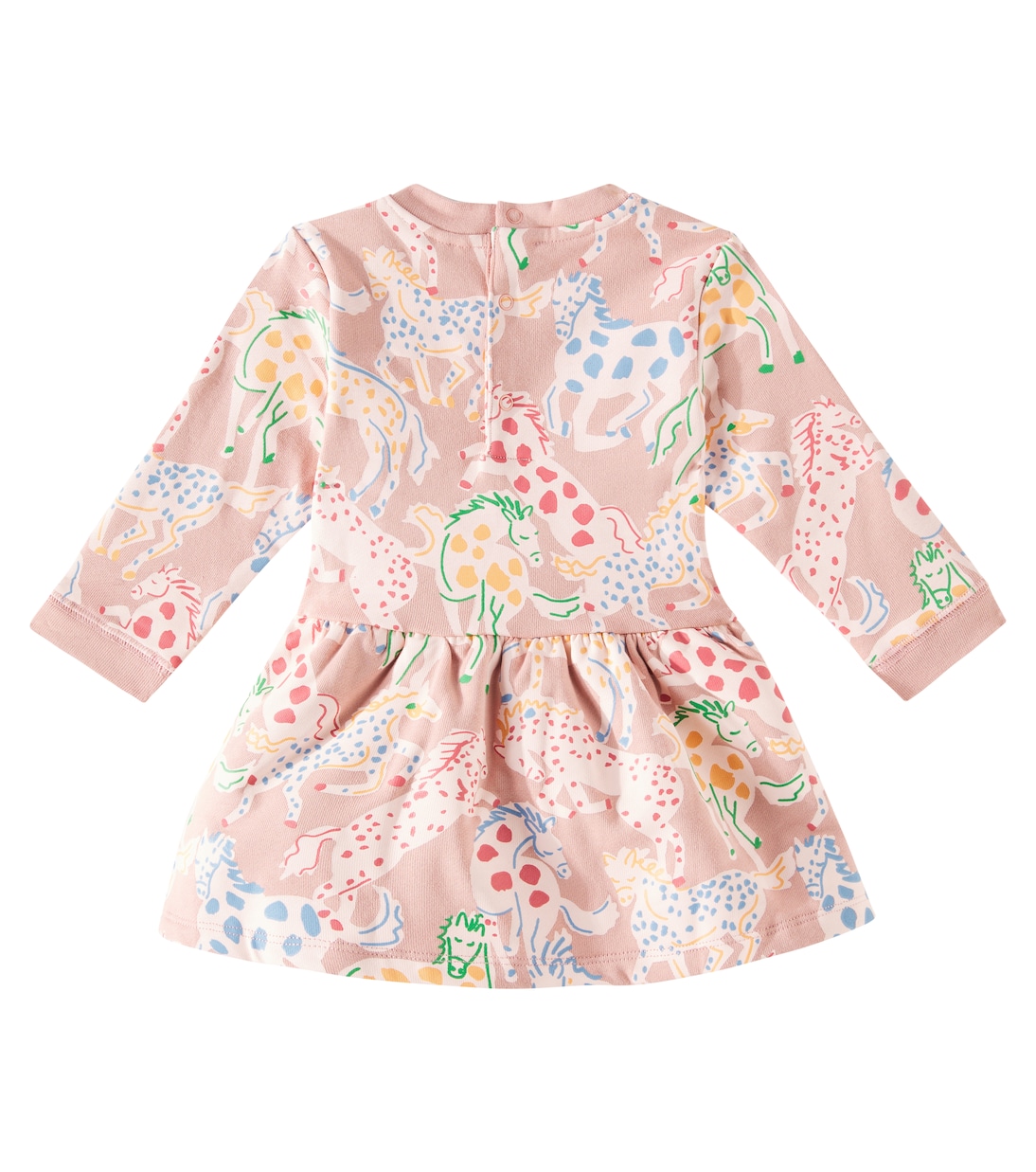 Baby - Abito Praierie Horses in cotone | Stella McCartney Kids