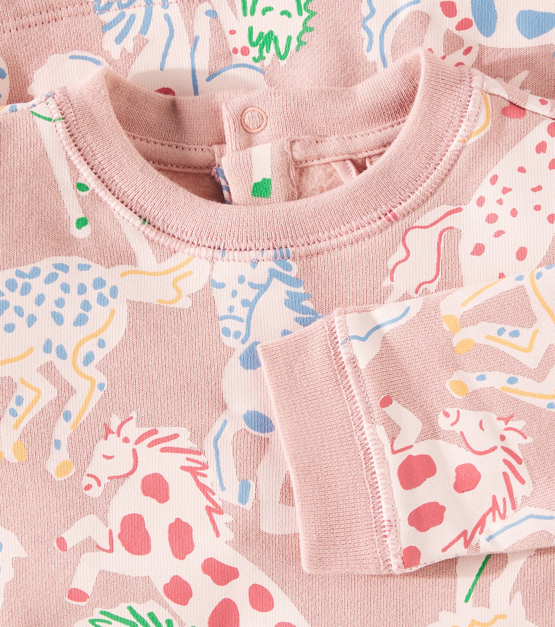 Baby - Abito Praierie Horses in cotone | Stella McCartney Kids