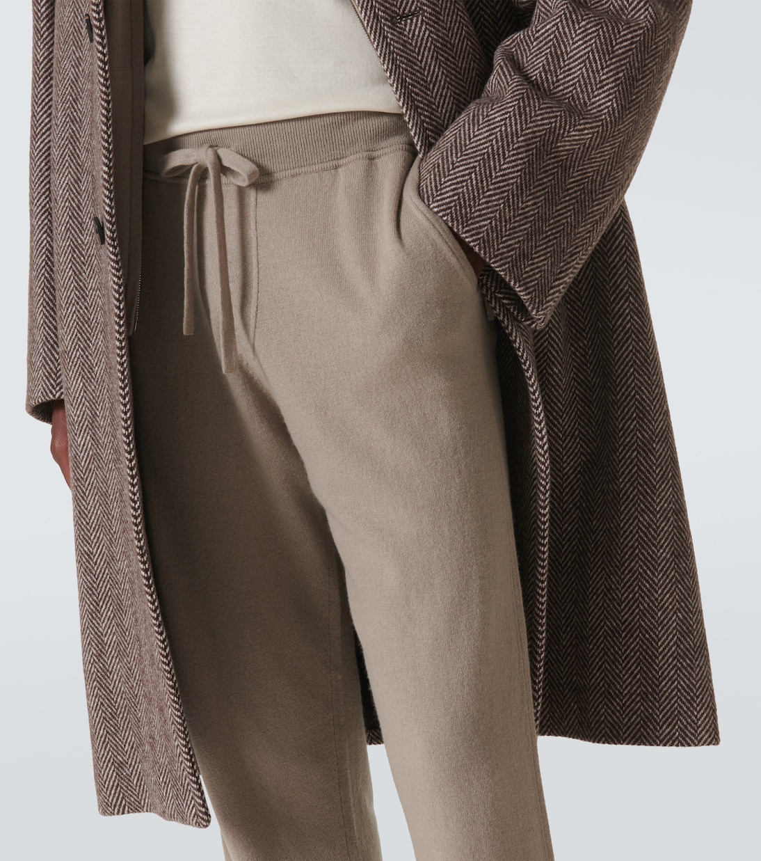 Pantalones deportivos de lana y cachemir | Allude