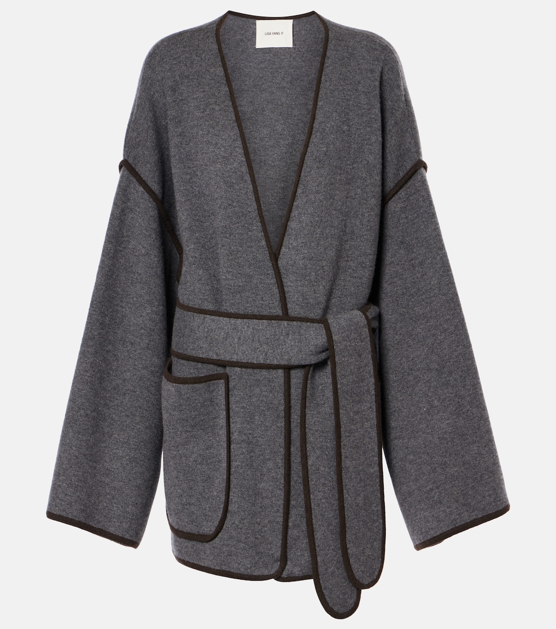 Fiora belted cashmere cardigan | Lisa Yang