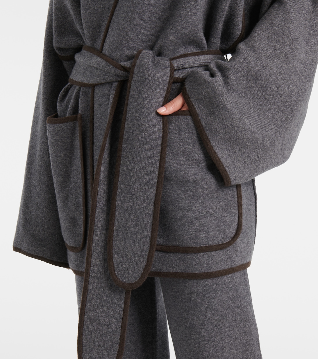 Fiora belted cashmere cardigan | Lisa Yang