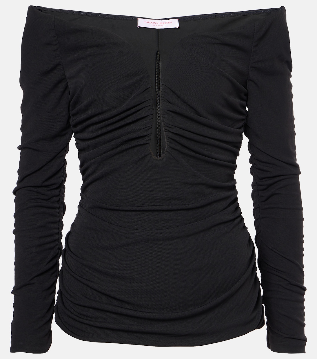 Off-Shoulder-Top aus Jersey | Carolina Herrera