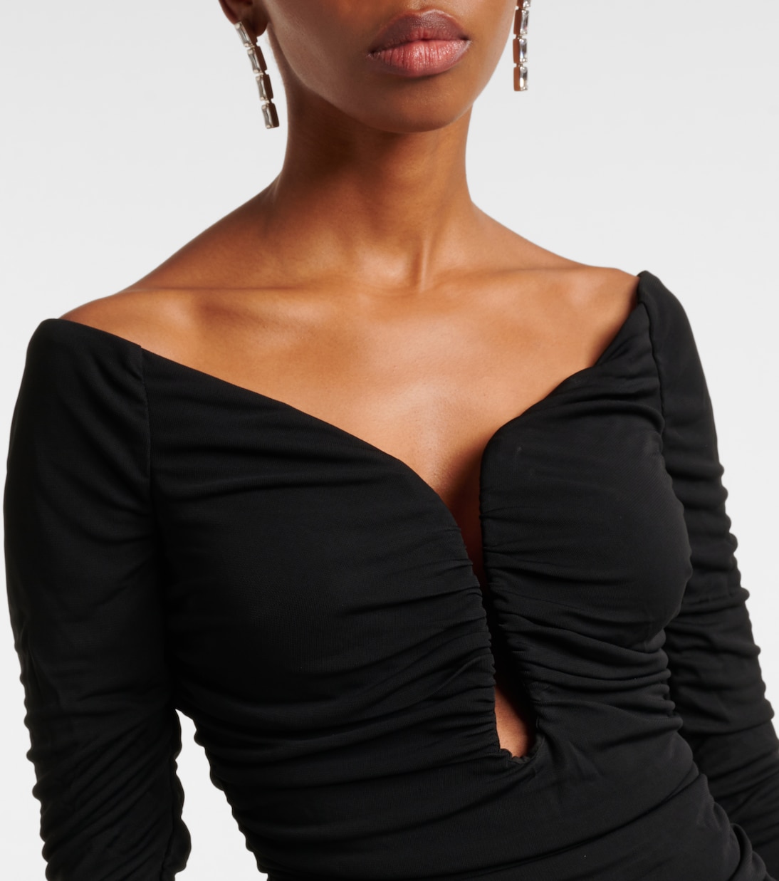 Off-Shoulder-Top aus Jersey | Carolina Herrera
