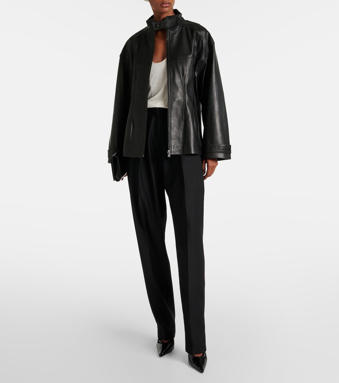 Lederjacke Rue | Nour Hammour