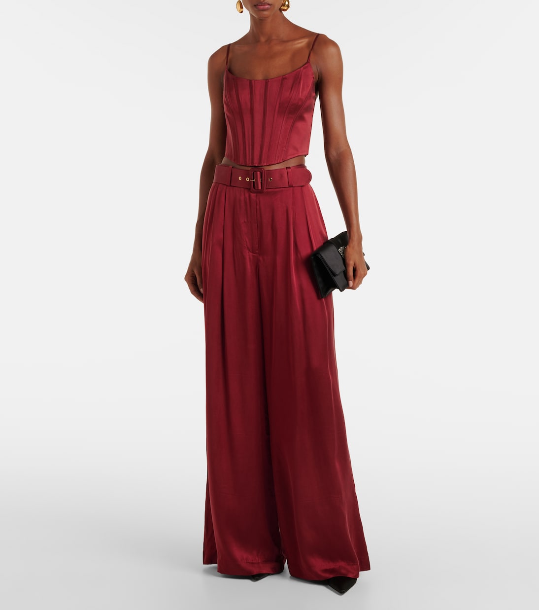 Pleated silk wide-leg pants | Zimmermann