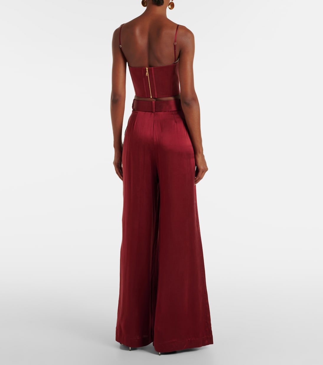 Pleated silk wide-leg pants | Zimmermann