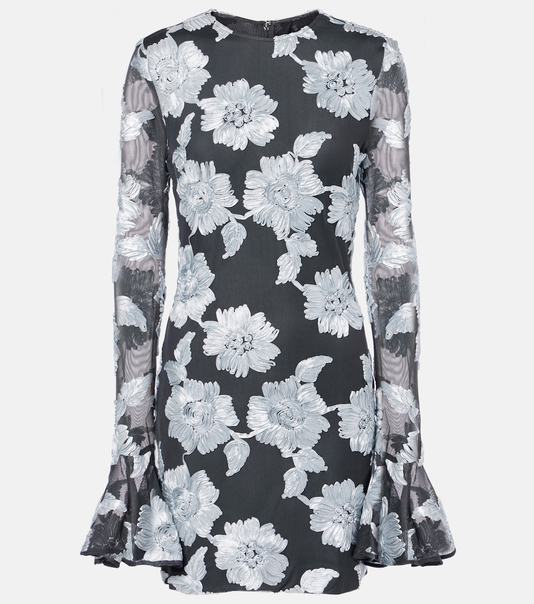 Embroidered mesh minidress | Rotate