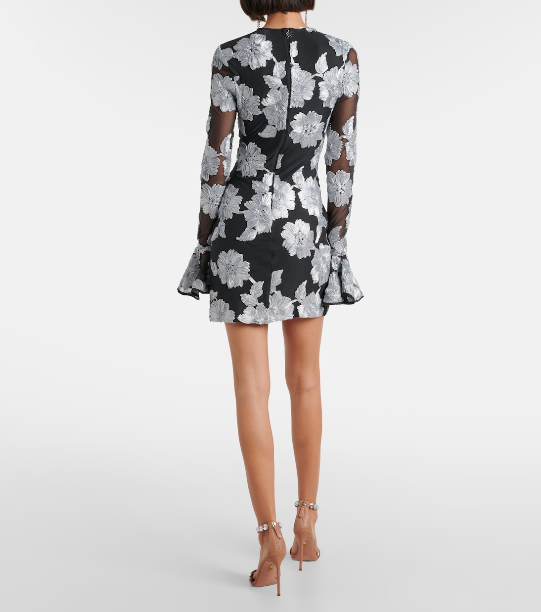 Embroidered mesh minidress | Rotate