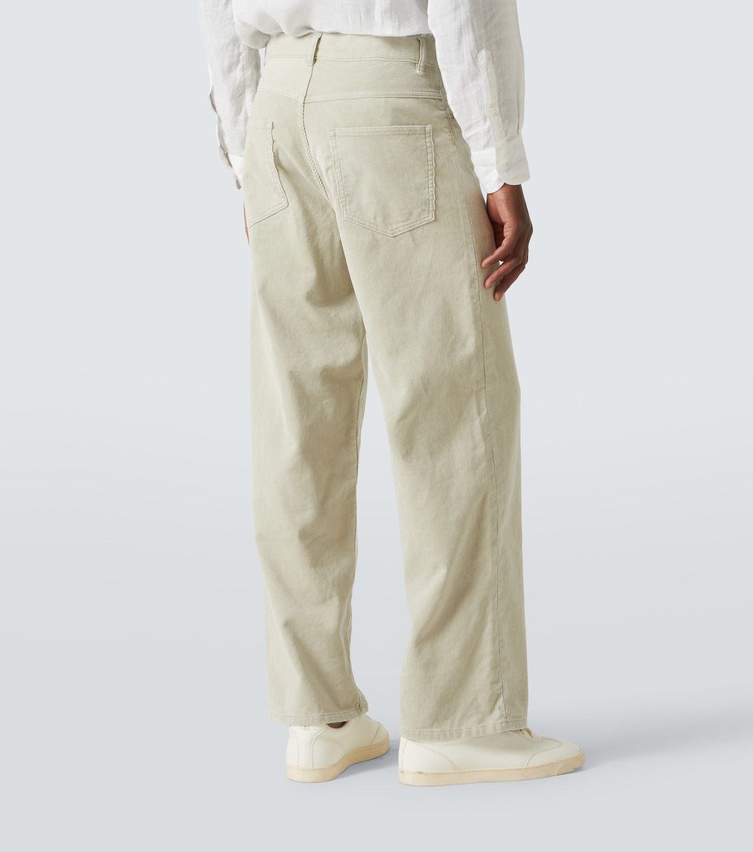 Weite Hose aus Baumwoll-Cord | Auralee