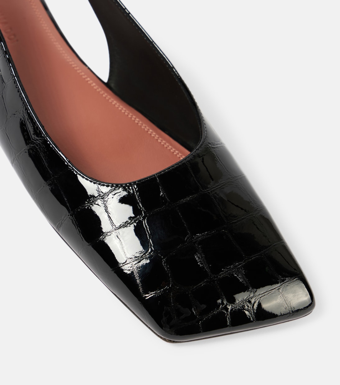 Ballerine slingback Ane in vernice | Amina Muaddi