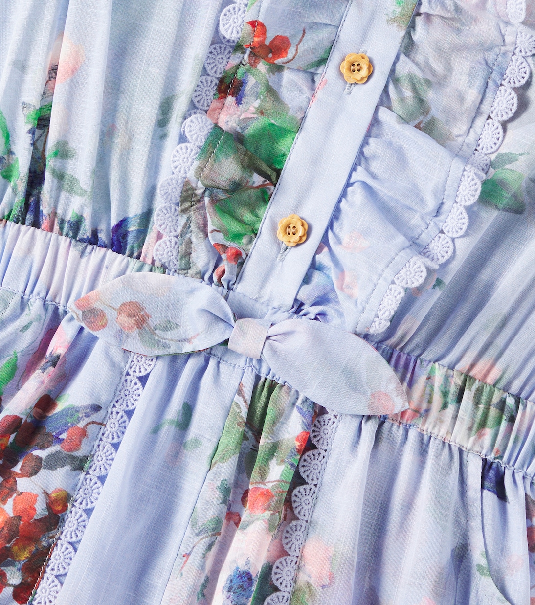 Mono Everley de algodón floral | Zimmermann Kids