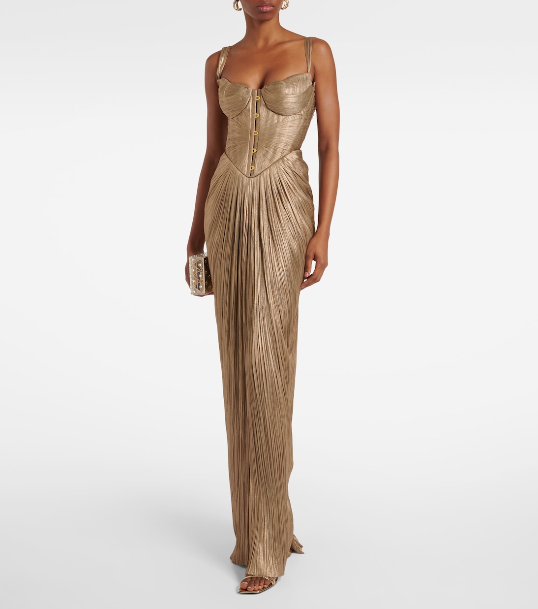 Robe longue Noemie en soie | Maria Lucia Hohan