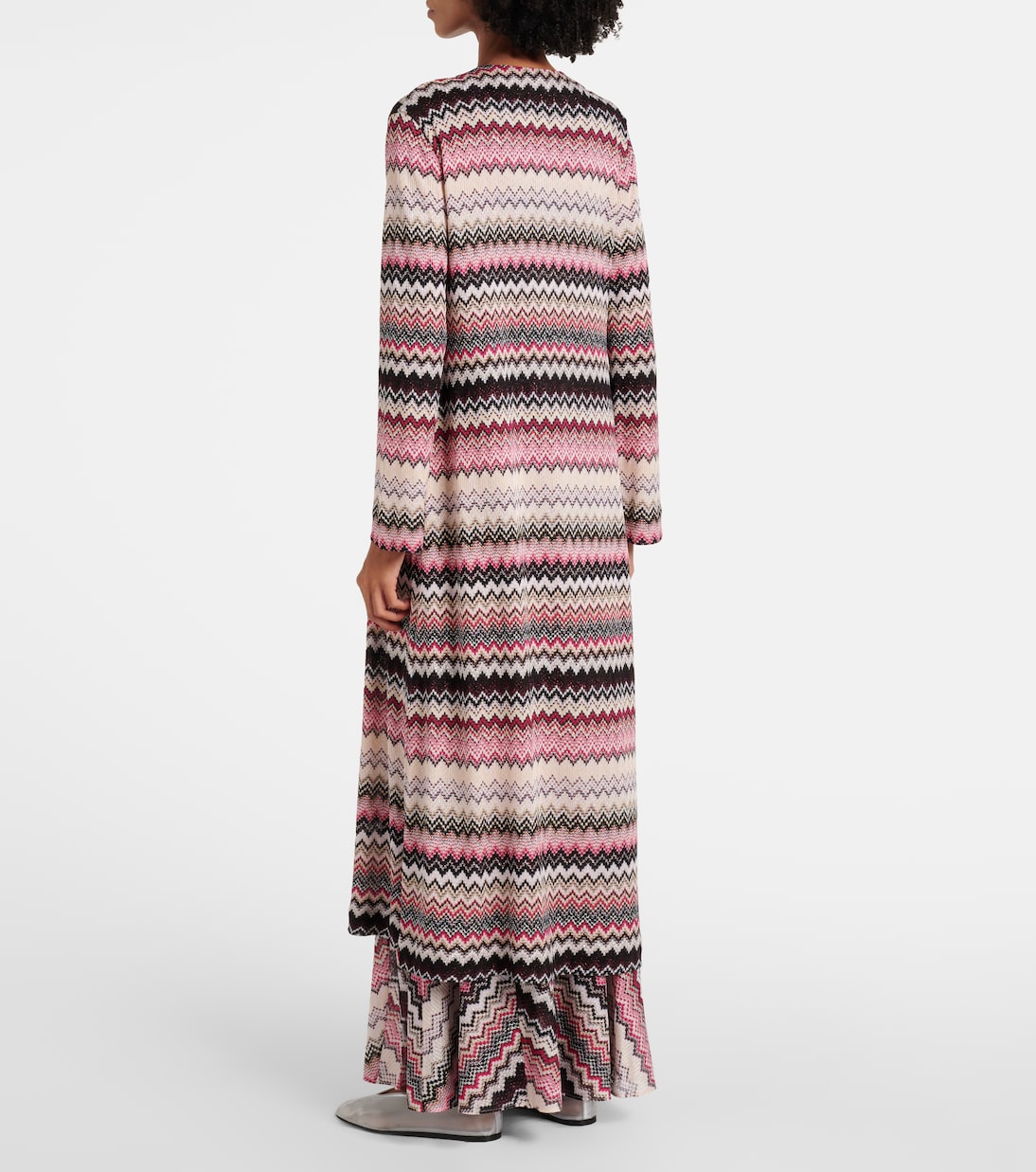 Cárdigan de lamé en zigzag | Missoni