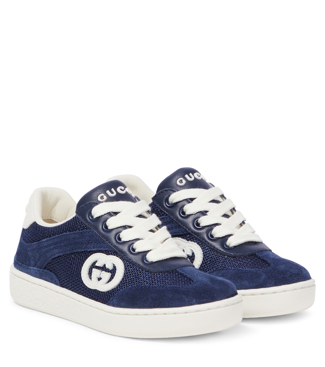 Sneakers Interlocking G con suede | Gucci Kids