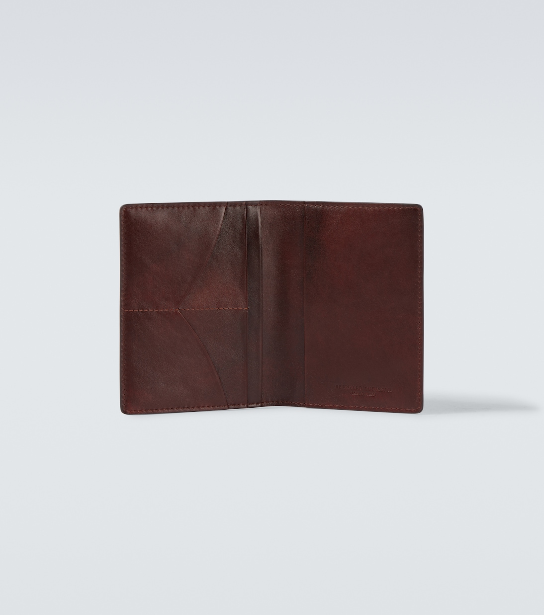 Portafoglio in pelle con logo | Brunello Cucinelli
