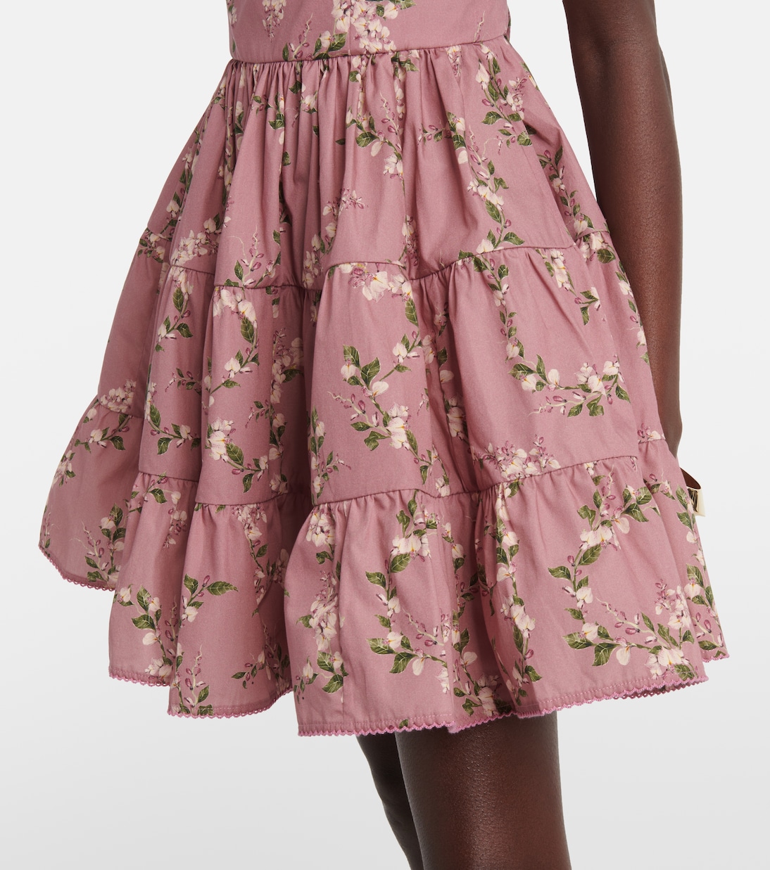 Minikleid Lima Wisteria aus Baumwolle | Agua by Agua Bendita