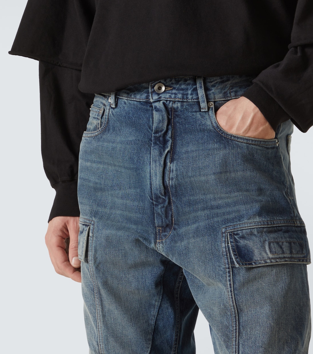 Jean cargo Hollywood | DRKSHDW by Rick Owens