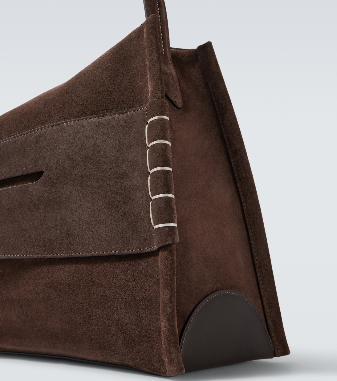 Schultertasche Loafer Large aus Veloursleder | JW Anderson