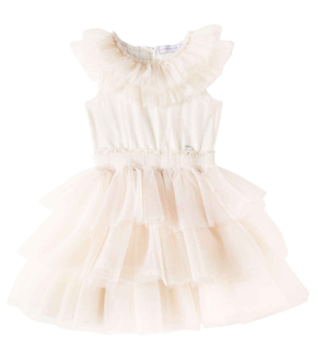 Abito in tulle a balze | Monnalisa