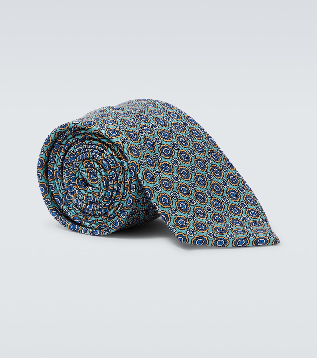 Corbata de seda estampada | Kiton