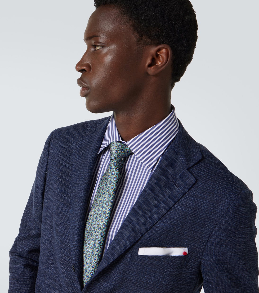 Corbata de seda estampada | Kiton