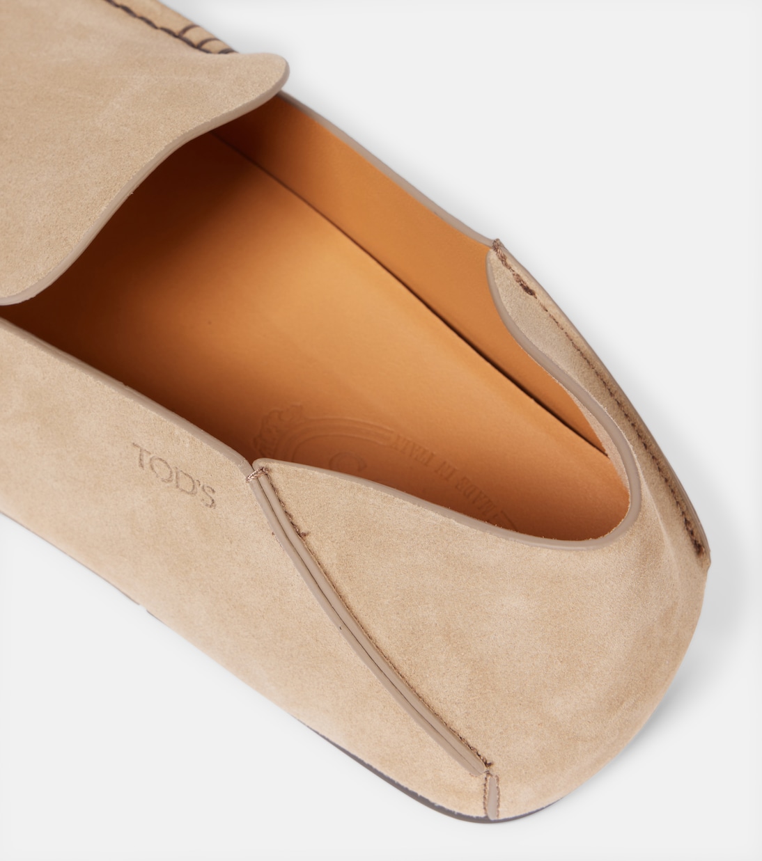 TOD'S Pantofole in Pelle Scamosciata per Giovani Stilisti