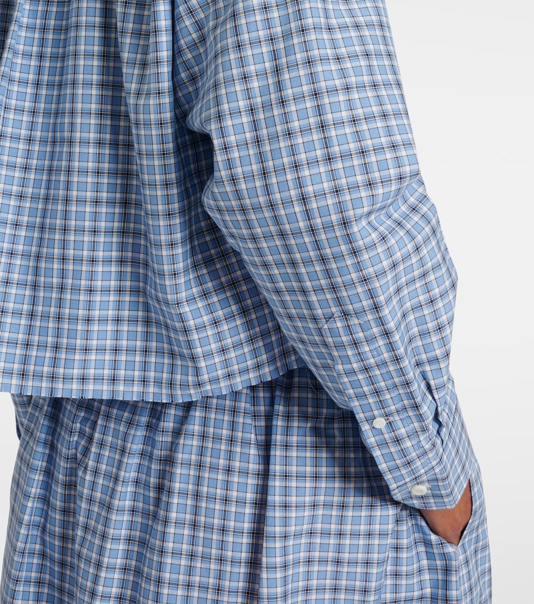 Cropped-Hemd aus Baumwolle | Miu Miu