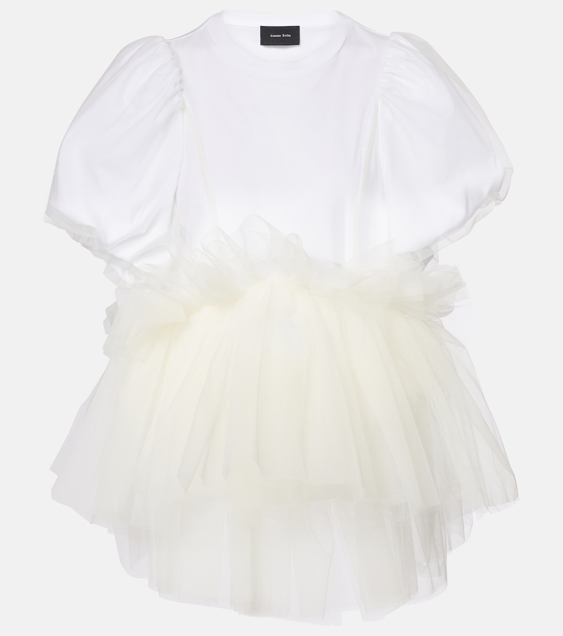 Top en tulle et coton | Simone Rocha