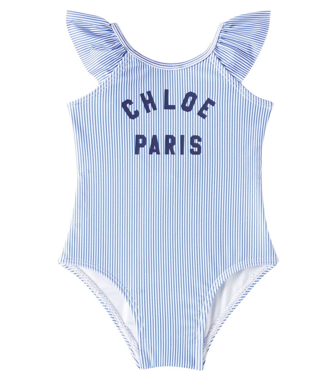 Bébé – Maillot de bain rayé à logo | Chloé Kids