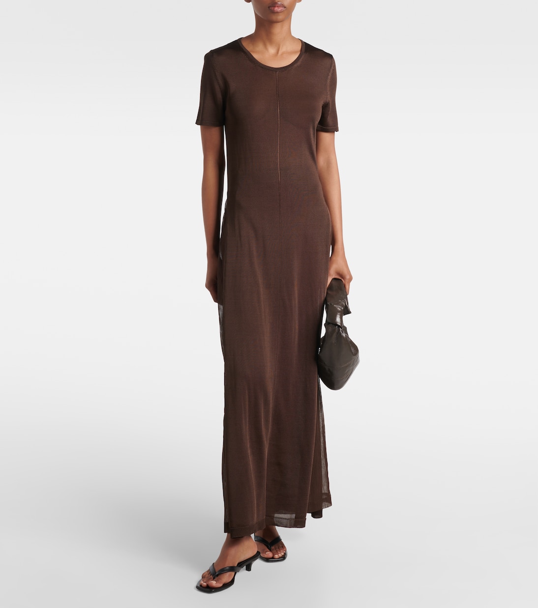 Abito lungo in mesh | Lemaire