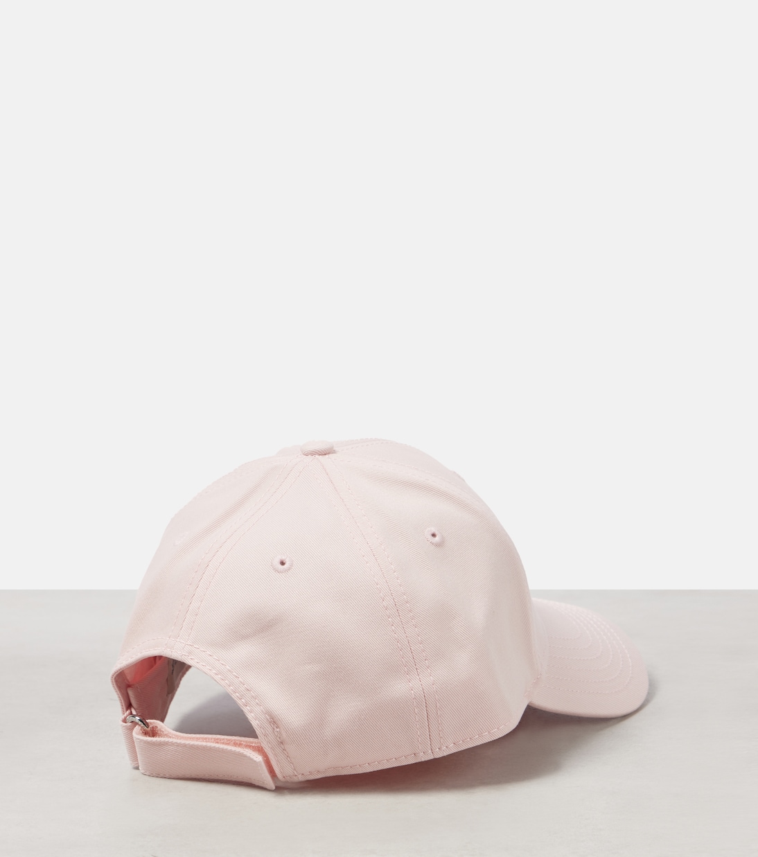 Berretto sportivo in gabardine di cotone con logo MONCLER, stile giovanile