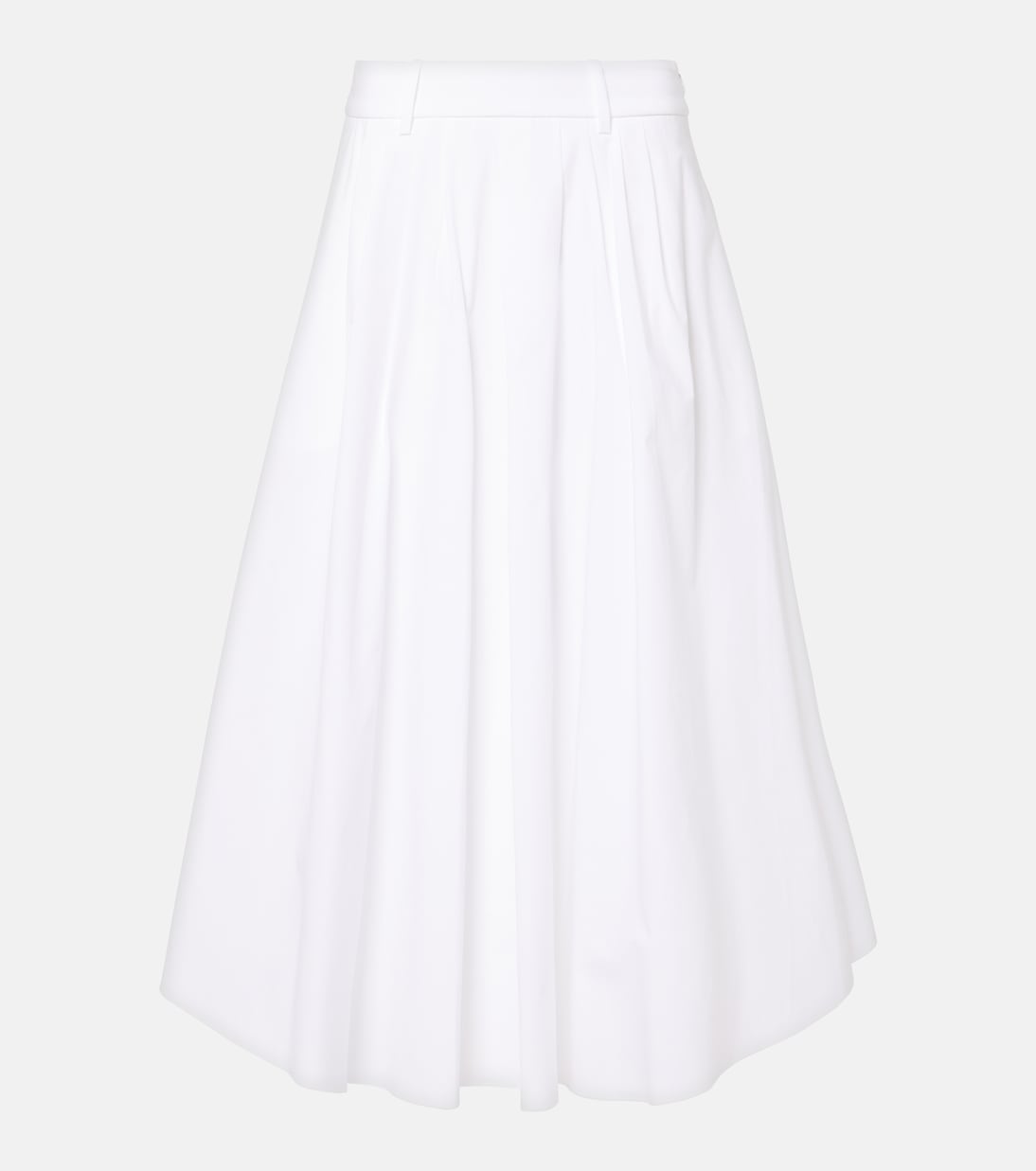Jupe midi Poplin Power en coton mélangé | Dorothee Schumacher