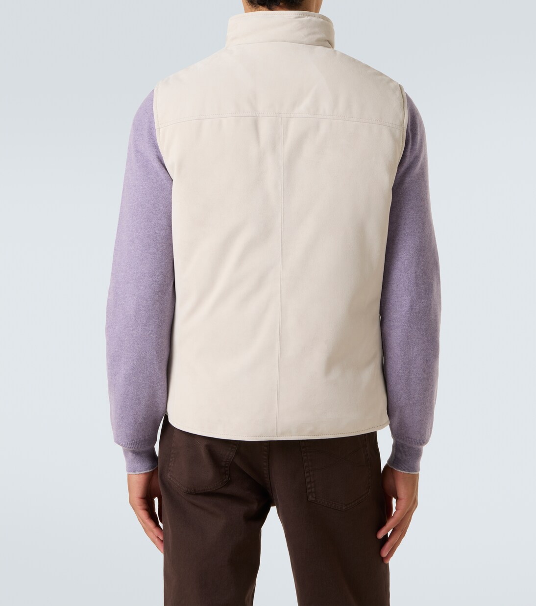 스웨이드 다운 베스트 | Brunello Cucinelli