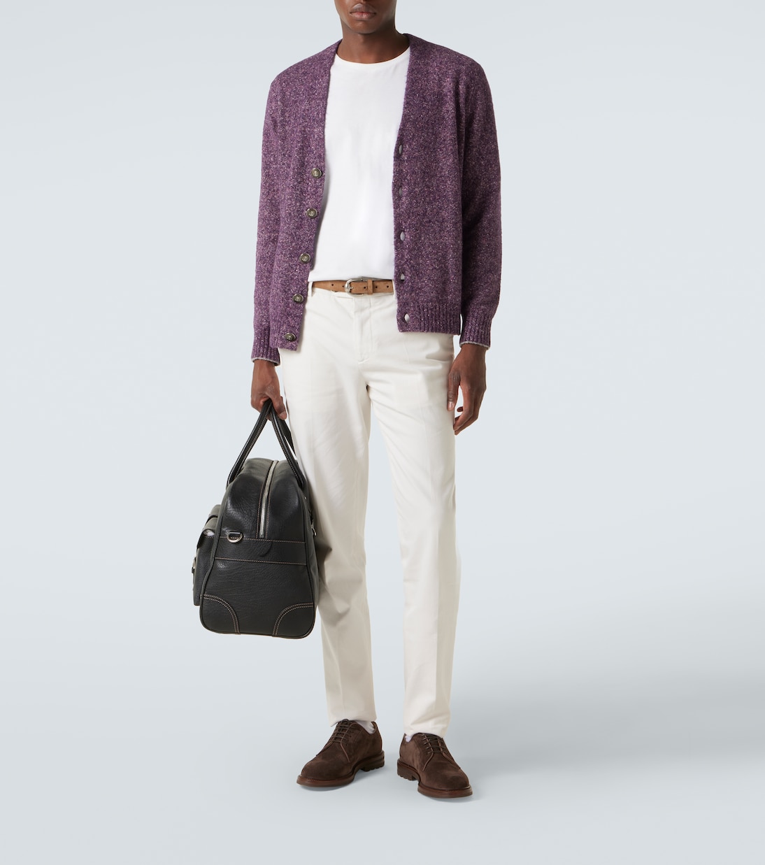 Schnürschuhe aus Veloursleder | Brunello Cucinelli