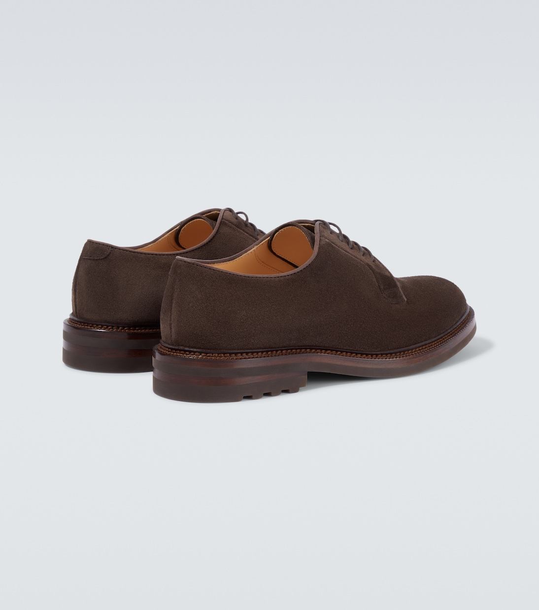 Schnürschuhe aus Veloursleder | Brunello Cucinelli