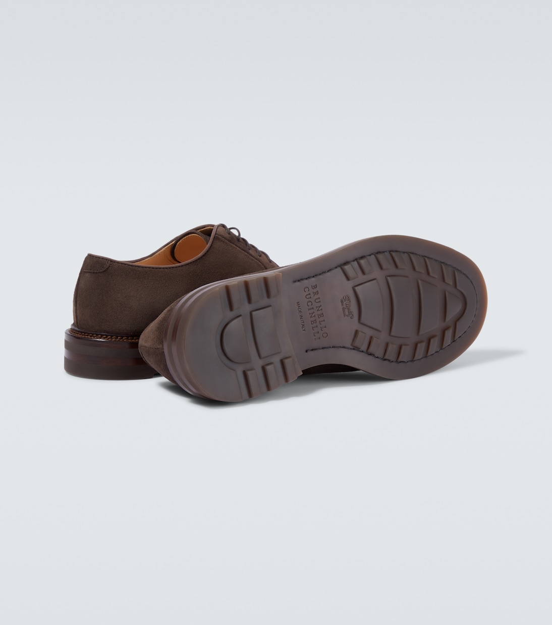 Schnürschuhe aus Veloursleder | Brunello Cucinelli