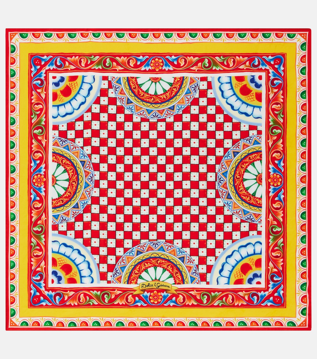 Printed silk twill scarf | Dolce&Gabbana