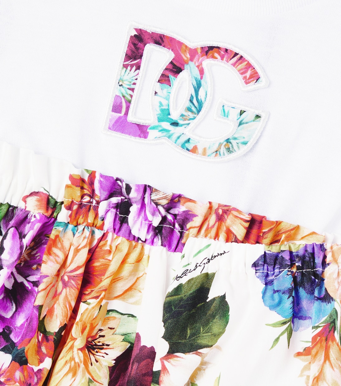 Bébé – Ensemble robe et culotte bloomer DG | Dolce&Gabbana Kids