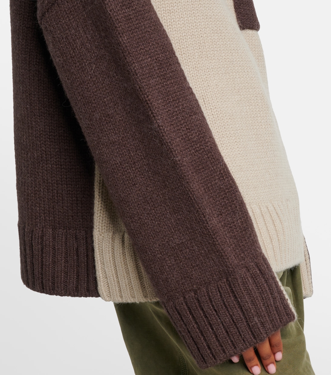 Wool and alpaca-blend turtleneck sweater | JW Anderson