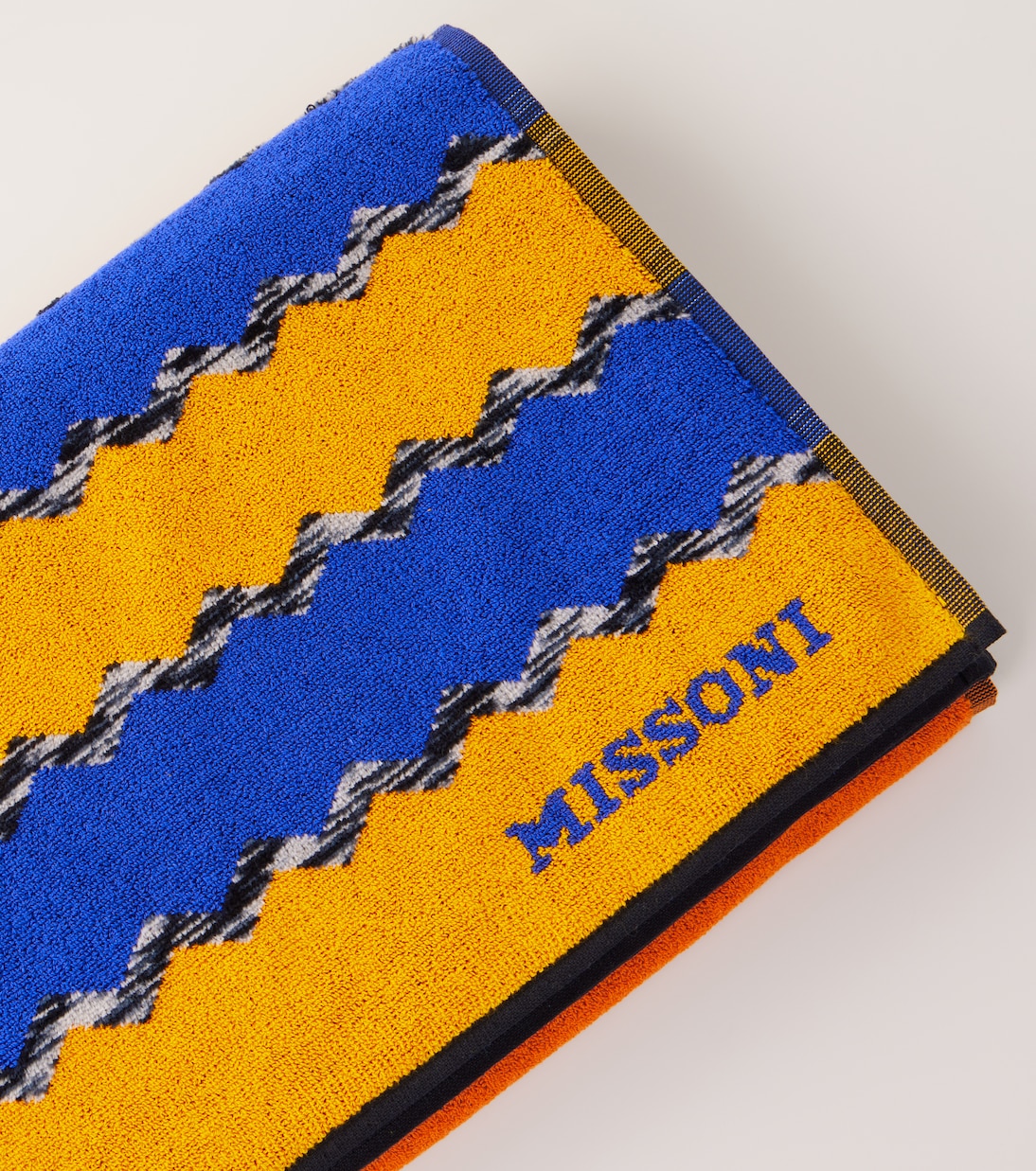 Serviette rayée en coton | Missoni