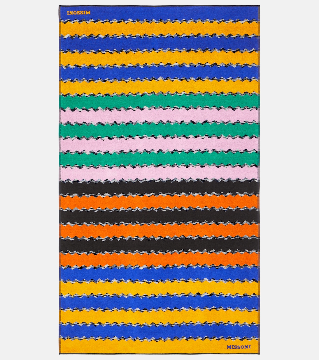 Serviette rayée en coton | Missoni