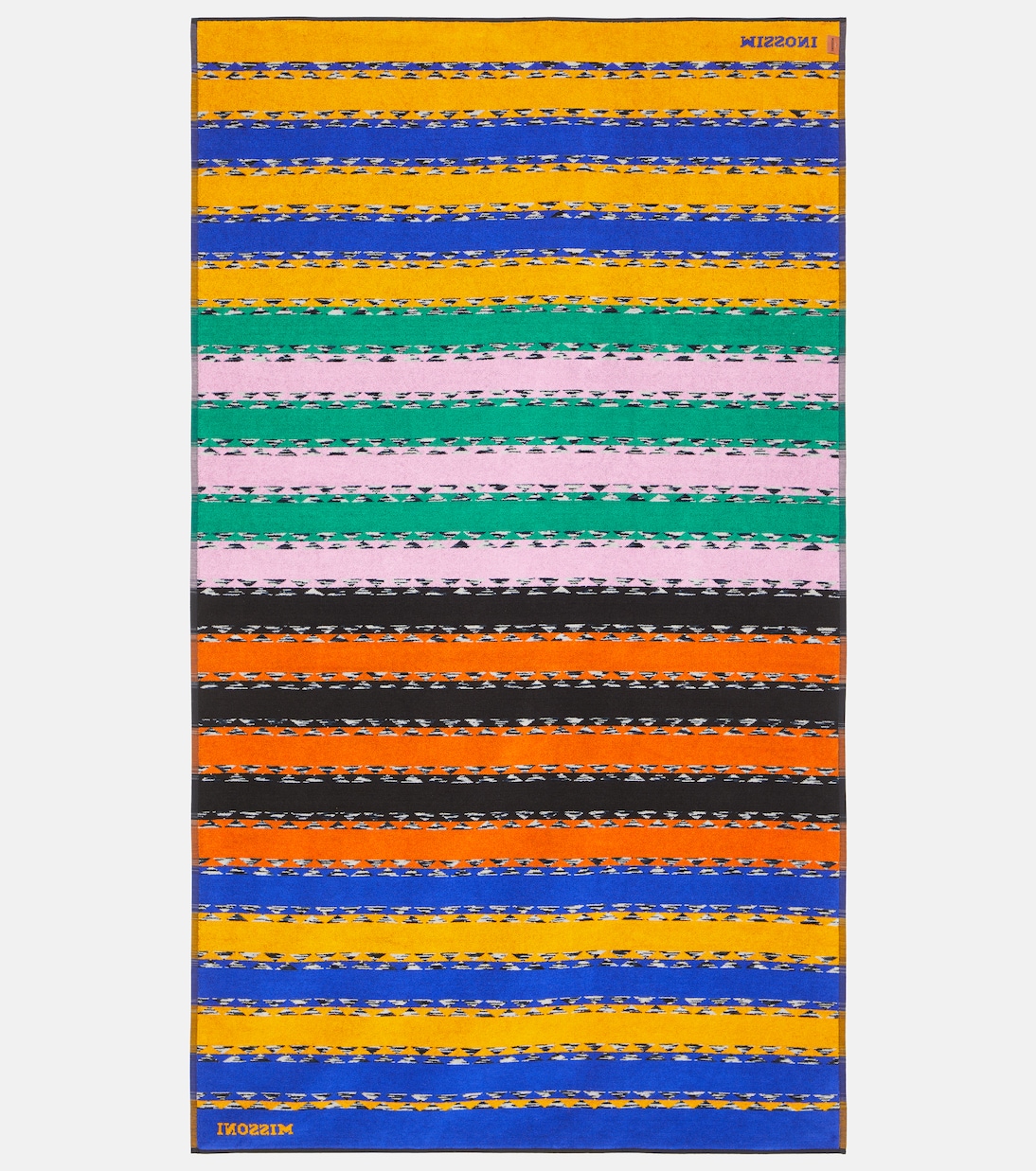 Serviette rayée en coton | Missoni