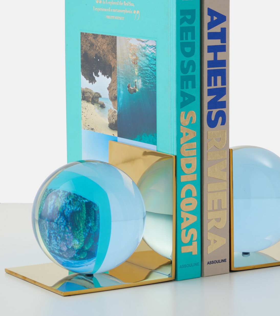 Globo set of 2 bookends | Jonathan Adler