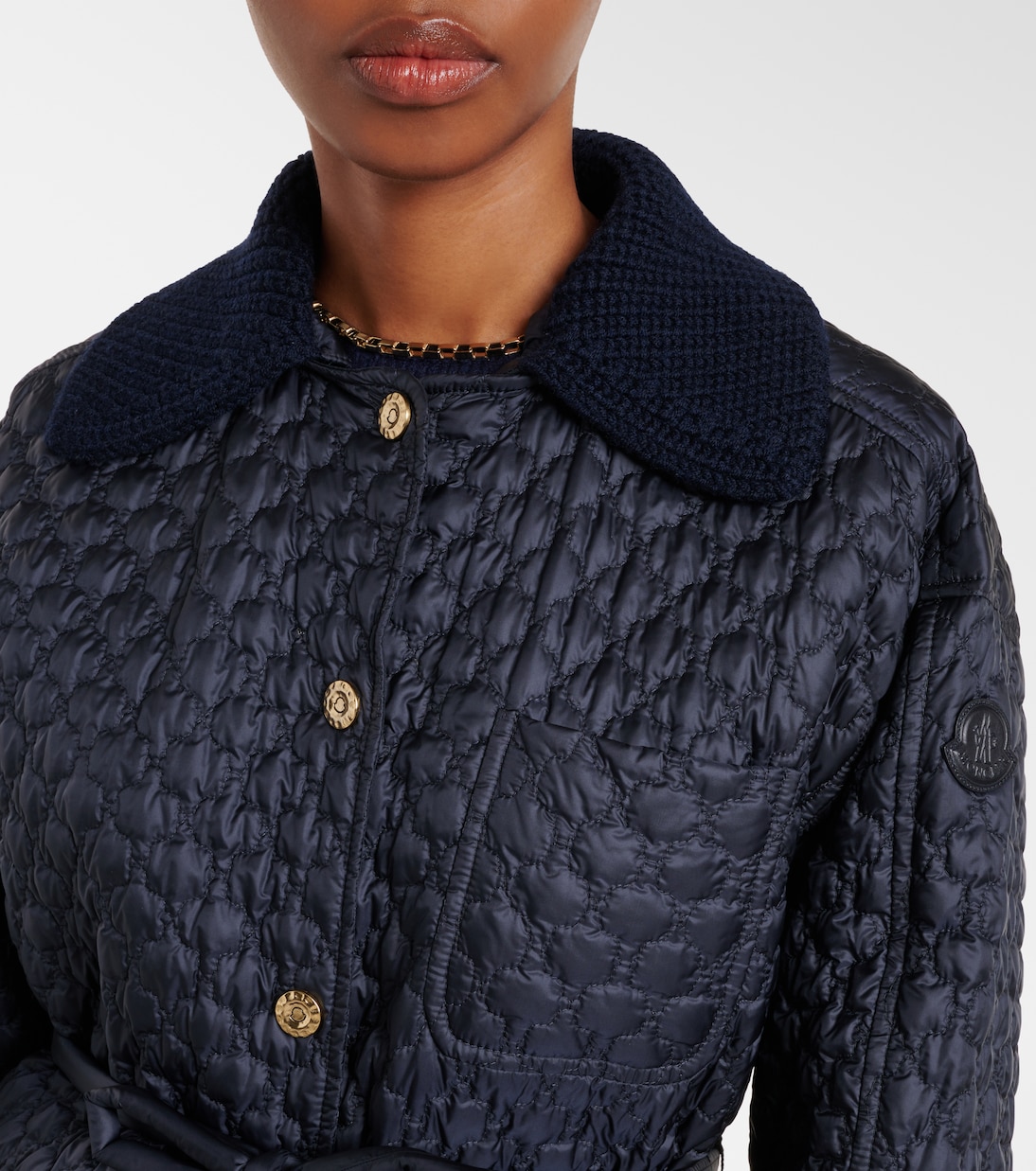 Raray belted down jacket | Moncler